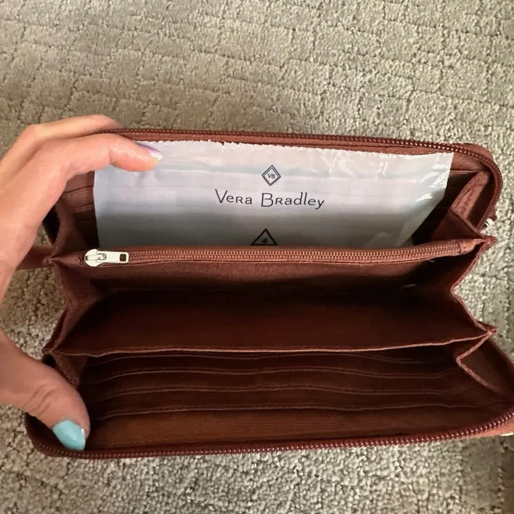 Vera Bradley Zip Around Long Wallet - Picture 4 of 6